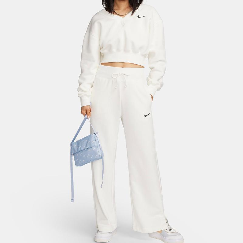 Nike Polyester Sports Bag Shoulder Bag Crossbody Bag Women's Light Blue Casual FN0938-440