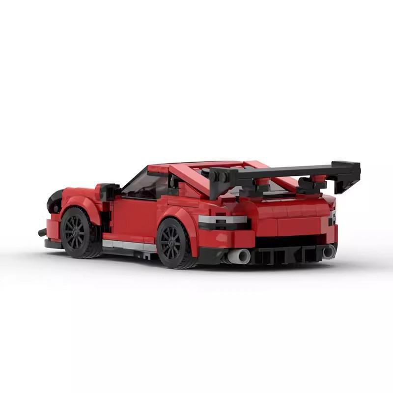 MOC Bouwset 911 GT Assemblagemodel Auto Cadeau Figurine Mannenversie Creatieve Stenen Bouwspeelgoed