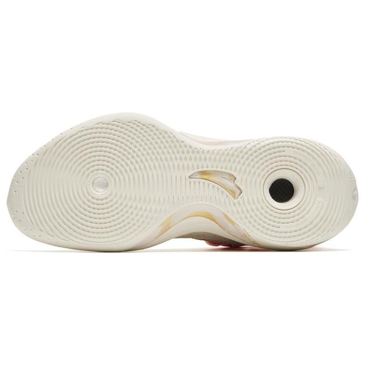 New Anta KT8 Cushioning Anti Slip And Wear Resistant High Top Basketball Shoes Red White 112311101-3