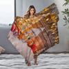 Tuniu Christmas Lights Blanket Cozy Sofa Bed Throw for Living Room Bedroom Decoration Gift