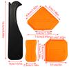 4Pcs Window Door Silicone Sealant Spreader Caulking Tool Kit Spatula Scraper Cement Caulk Removal Tool Finishing Sealant Grout