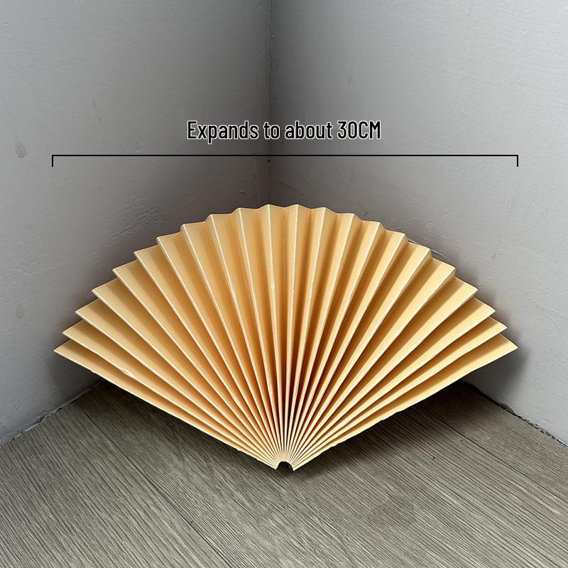 Roter halbkreisförmiger Bambuspapierfächer für Hochzeits- und Eventdekoration