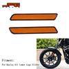 Motocicletă 2 BUC Reflector Lateral Furcă Față Bandă Reflectorizantă Pentru Glisoare Picior Inferior Harley Dyna Super Glide FXD StreetBike