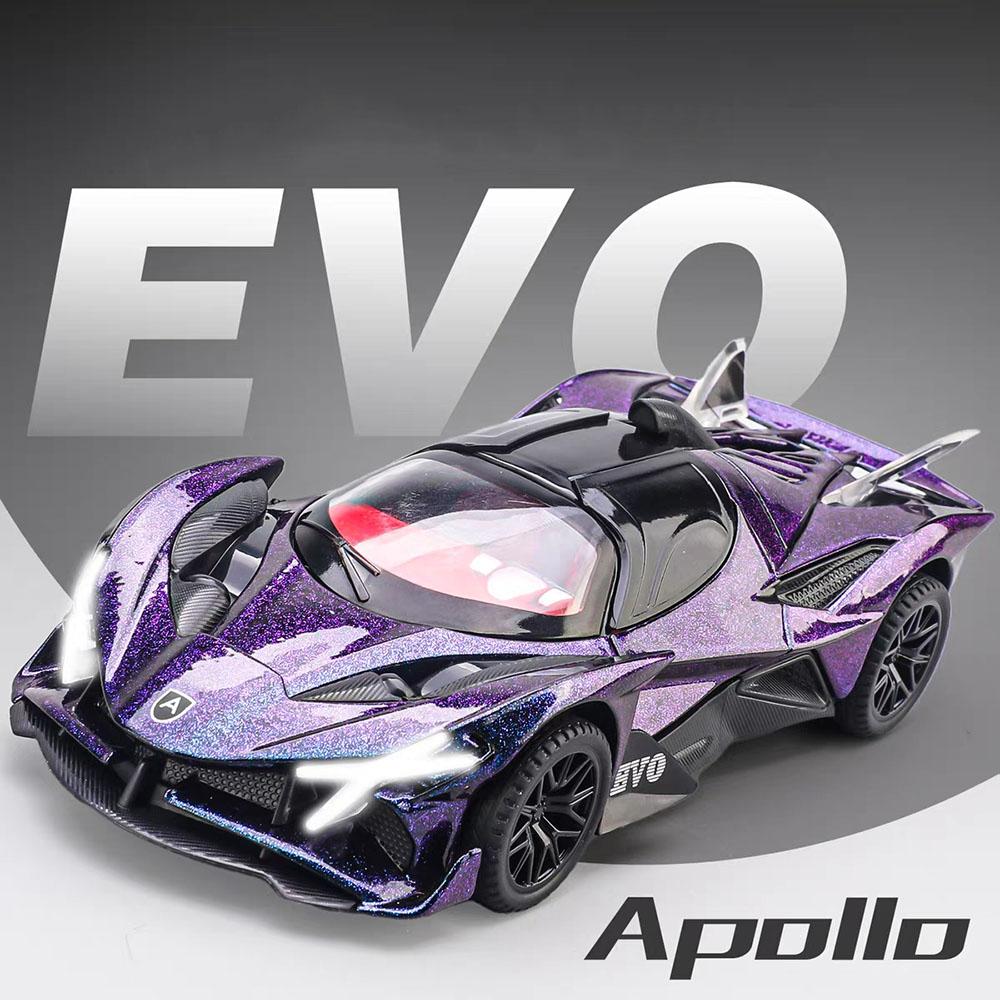 1:32 Apollo Evo Lambor Mansory Revuelto Miniatur Die-Cast Legierungsautos Modell Spielzeug Türen Öffnen Rückzieher Fahrzeuge Geschenke Für Bruder
