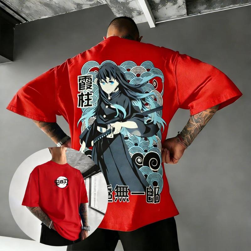 

Demon Slayer Tokiro Anime Graphic T Shirt Men Women 2026 Summer Cotton Short Sleeve Tee Casual Tops Streetwear Manga Cosplay Y2k S