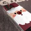 Capa de Celular Desenho de Boneco de Neve de Natal Para iPhone 16 15 11 12 14 13 Pro Max Mini XS Max XR SE 7 8 Plus Capas de Silicone Macio
