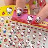 Hello Kitty 3D Präge Nail Art Sticker - Niedlicher Japanischer Cartoon Stil