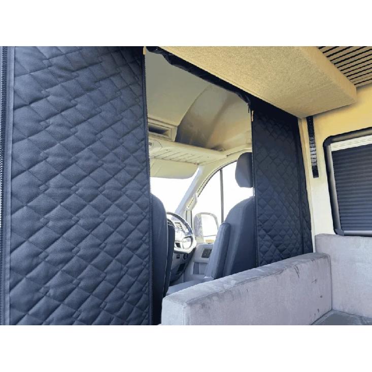 1ks Zateplený zatemňovací termokryt přepážky kabiny pro obytný vůz Fiat Ducato Peugeot Boxer Citroen Relay Ram Promaster Příslušenství pro obytné vozy