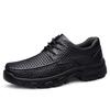 Big Size 36 - 51 Men's Leather Shoes Breathable Mesh/Winter Warm Lining Anti - Collision Toe Non - Slip Casual Business Footwear