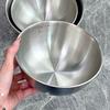 304 Stainless Steel Kitchen Basin: Wash Veggies, Knead Dough, Beat Eggs, or Mix Salads. Thick, Durable Design for Household Use.