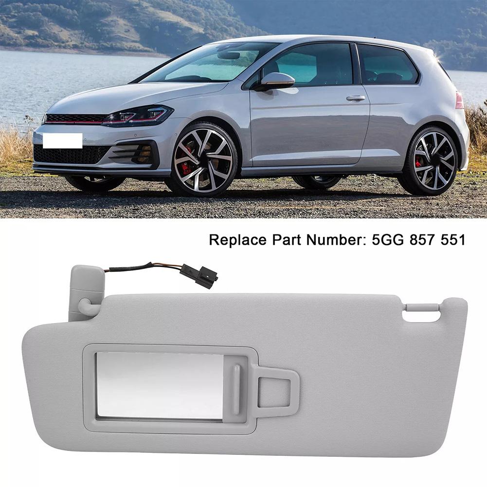 5GG857551 Auto Front Left Sun Visor Panel W/Mirror For Golf MK7 For Jetta MK7 For Passat B8 Car Interior Replacement Parts