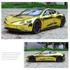 1/24 Tesla Roadster Alloy Electric Sports Car Model Diecasts Metal New Energy Vehicles Car Model Sound Light Simulation Kids Toys Gift