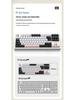 Xinmeng M87 Wireless RGB Mechanical Gaming Keyboard with Bluetooth, Customizable Hot-Swappable Gasket, Wired/Wireless Modes