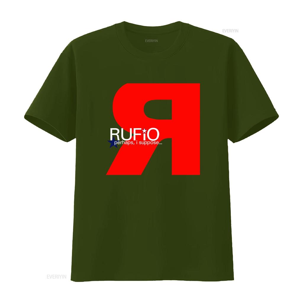 NWT Rufio American Rock Band Crew Neck T Shirt Perhaps I Suppose Print Size S 5XL vintage Washed Slightly Casual Stylish Unisex