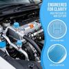 4pcs Replacement Car A/C Valve Core Caps, Blue | Leakproof R134a Air Conditioning System Service Port Caps, High Low Side Pressure Valve Cap Set for