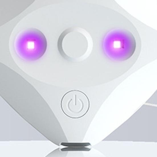 Nettoyant auto-adhésif pour cuvette de toilette avec lumière UV Installation facile Rechargeable Activé par détecteur de mouvement Lumière pour couvercle de toilette
