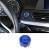 ABS Blue Start Button Ignition Switch Cover Trim For BMW X3 F25 X4 F26 2011-2017