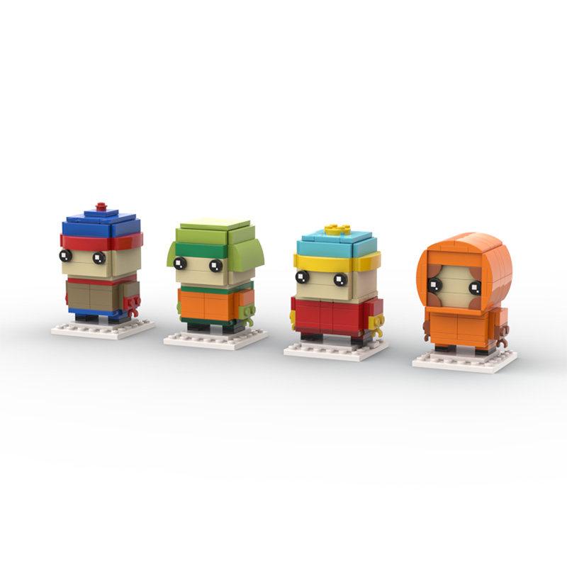 Classico Animato Architettonico Casa di Cartman Parco Skyline Blocchi da Costruzione MOC Stan Kyle Kenny Mini Bambola Modello Giocattoli per Bambini Regalo