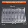 Creative Plastic Storage Box 471 Grids 3 Drawers for Organizing Crafts Art Supplies Nail Tips Beads Jewelry