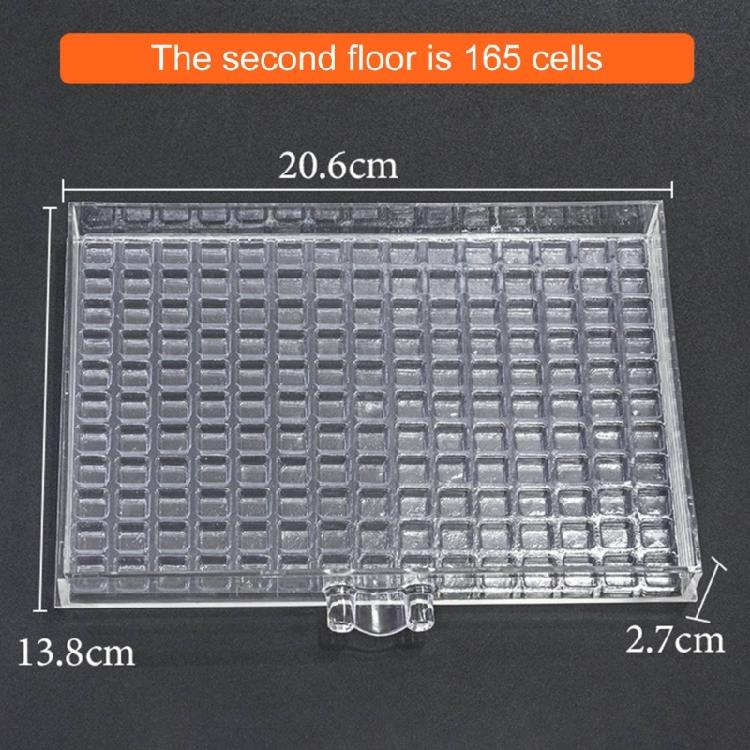 Creative Plastic Storage Box 471 Grids 3 Drawers for Organizing Crafts Art Supplies Nail Tips Beads Jewelry