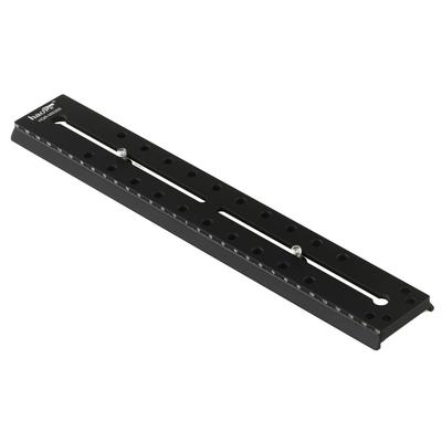 Haoge 300mm Rapid Connect Long Sliding Quick Release Plate for Manfrotto and Tripod Fluid Video Heads MVH500AH, MVH500A, MVH502AH, MVH502A, 501HDV,
