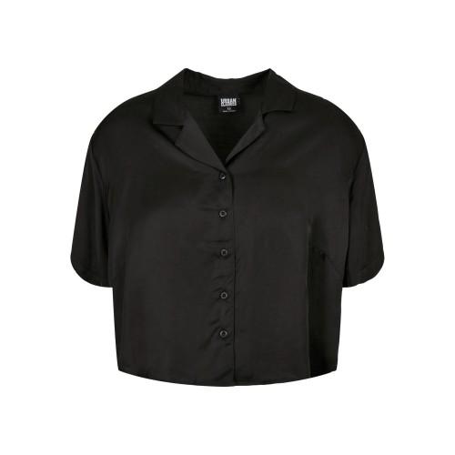 Urban Classics Damen/Damen Viskose Satin Resorthemd