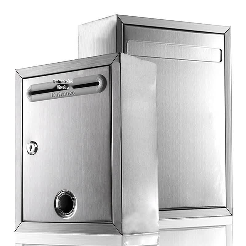 HeSiDiGe JG-340 Wall-Mounted Stainless Steel Suggestion Box