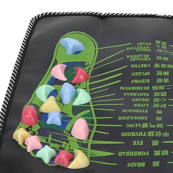 Massagematte - VINGVO - Reflexzonen - Beruhigender Stein - Verbessert Durchblutung - Lindert Müdigkeit