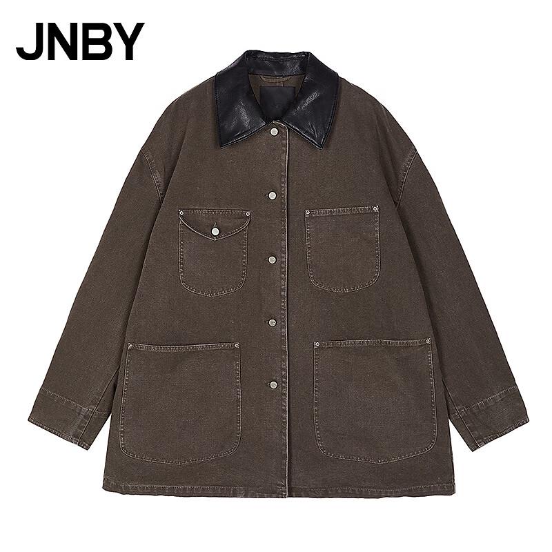 

Женский свободный хлопковый жакет с лацканами JNBY M