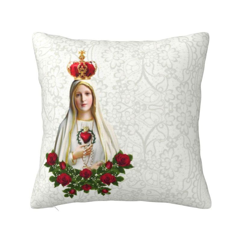 The Virgin Mary Modern Throw Pillow Covers Decoration Christian Mexico Mexican Chair Cushion