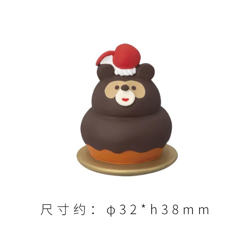 INS ZAKKA Resin Ornaments Autumn Harvest Chestnut Series Persimmon Tree Thief Cat Camera Prop Japanese Mini Home Decoration Gift
