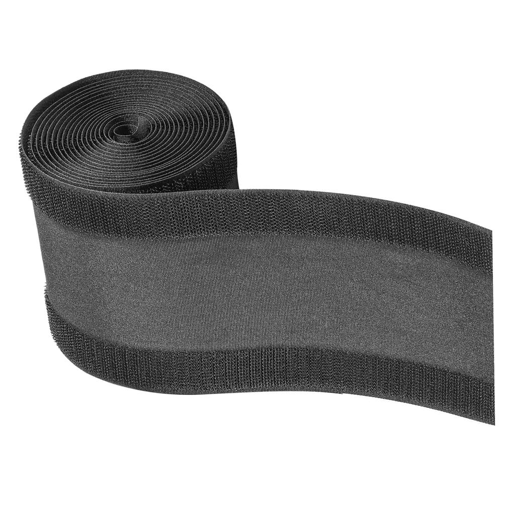 Carpet Cord Cover Cable Protector Reusable Floor Cable Protector Management Hook and Loop Design Black