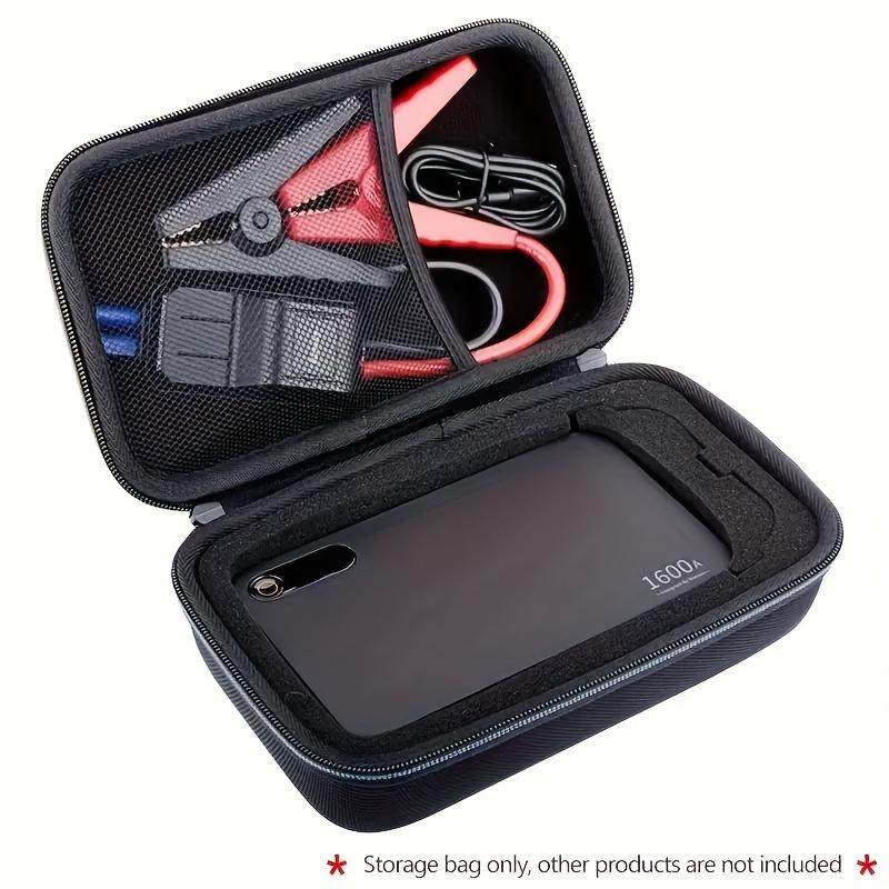 Boîte de Rangement EVA de Protection pour Kit de Démarrage d'Urgence de Voiture, Antichoc, avec Batterie Externe de Charge et Boîte de Protection d'Alimentation Mobile pour Voiture