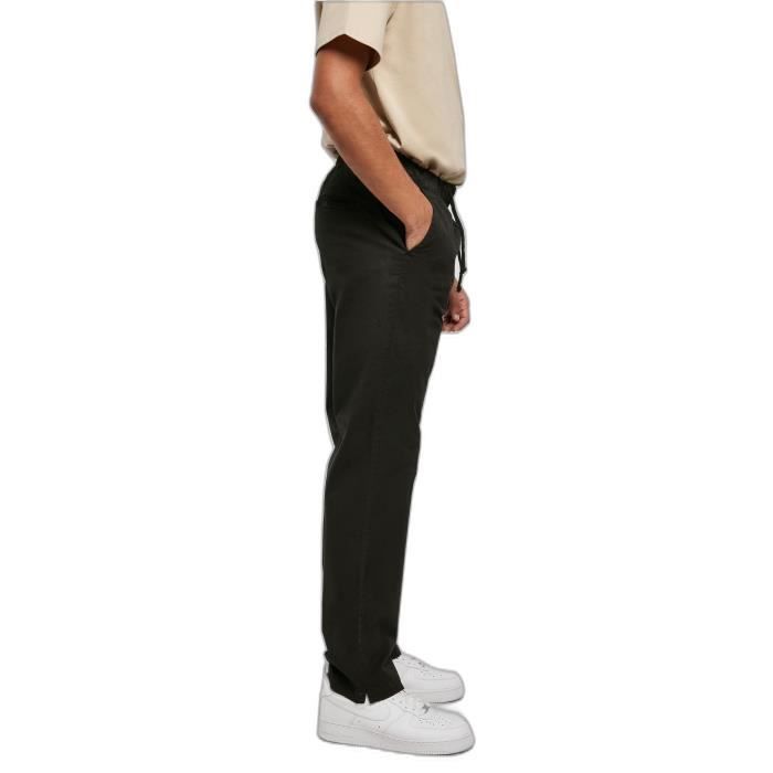 Pantalon droit fendu Urban Classics - noir - 2XL