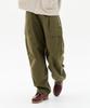 CONTROBANAL3 Single-Pleat Wide Cargo Pants [Khaki]