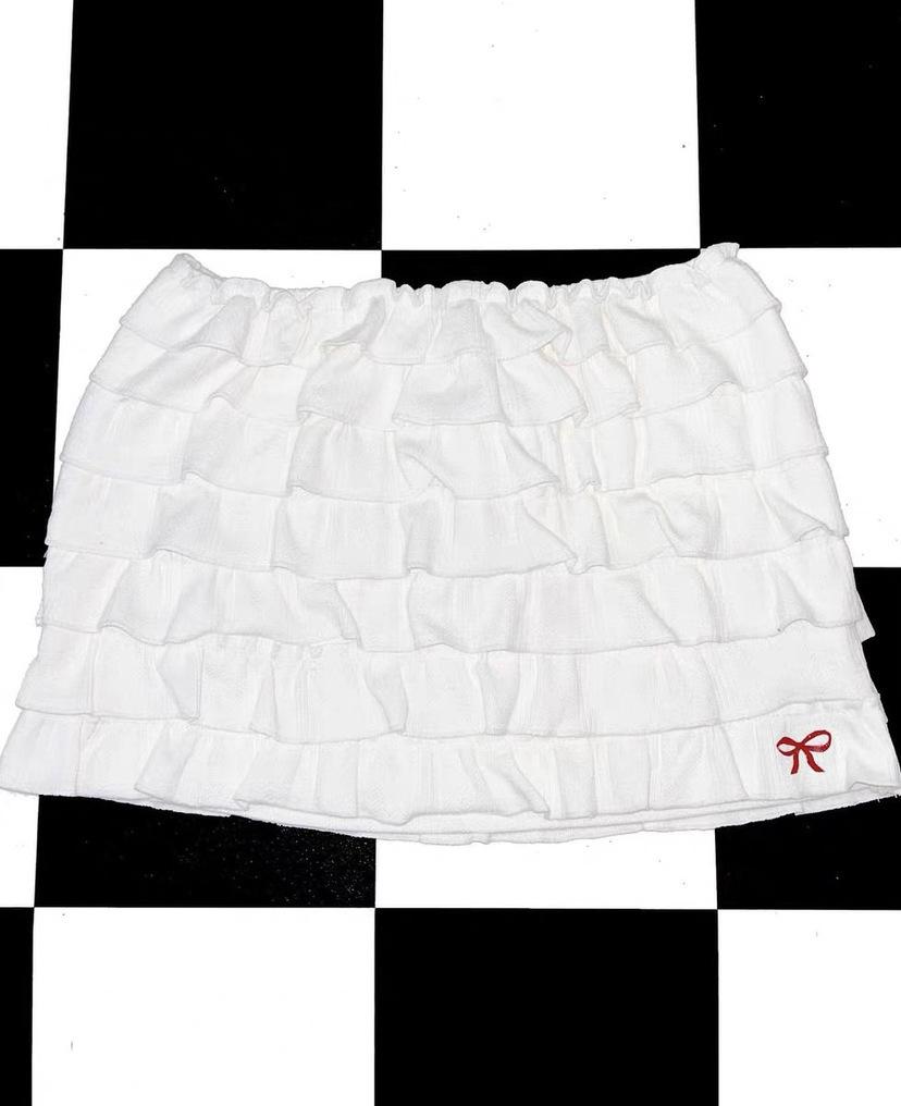 European & American Style Women's Slim Fit Crop Top & Low Waist Midi Skirt Set - Summer Fashion