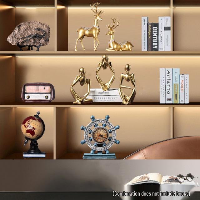 Retro Violin Ornament: Creative Minimalist Home Accessory for Living Room, TV Cabinet, or Bookcase.