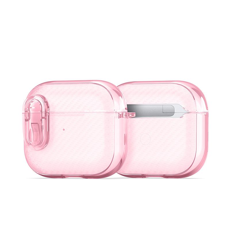 AirPods Pro & AirPods 3 Transparente Eis Kristall Kohlefaser Schutzhülle