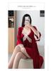Autumn & Winter Sexy Gold Velvet Pajamas - Women's Lace Camisole Nightdress