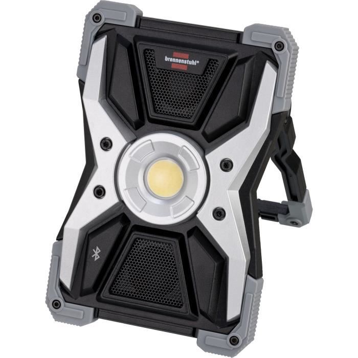 Brennenstuhl Projecteur portable LED / Projecteur de travail LED RUFUS 3010 MA avec haut-parleur Bluetooth 3000 lumens