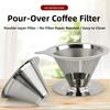 Paper Free Stainless Steel Coffee Dripper Hand Dripping Coffee Maker  Specialty Coffee