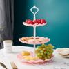 European Multi-Layer Candy Plate Wedding Ktv Living Room Creative Fruit Plate Dried Fruit Plate Refreshment Plate Three-Layer Fruit Plate