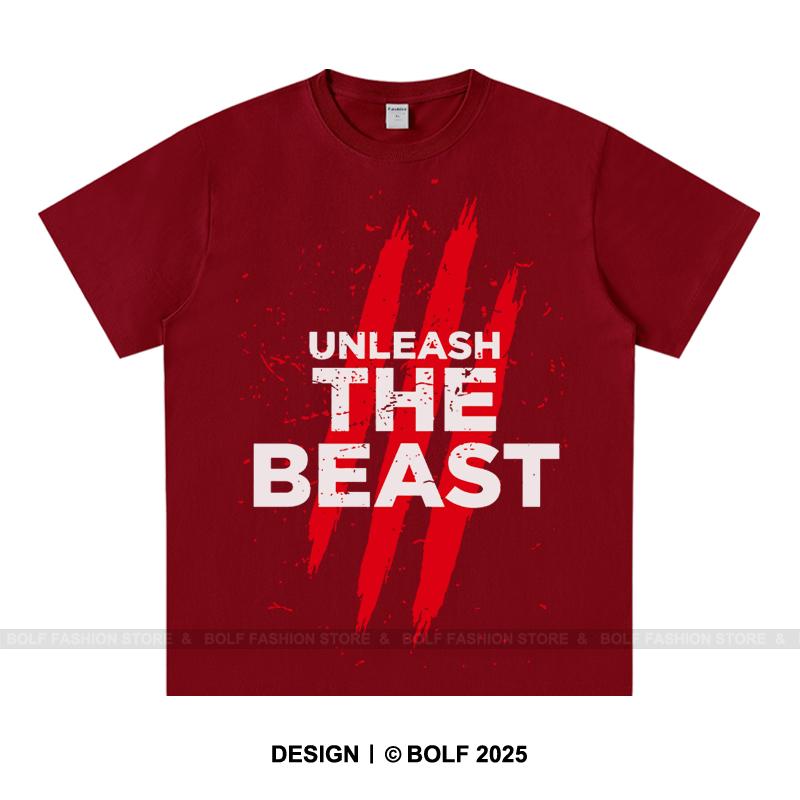Beast Mode Workout Unisexs TShirt Cotton Oversized Gym Motivation Graphic Tees for Unisex Intense Training Fitness Top