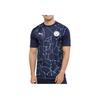 Puma Manchester City Football Club Short Sleeve T-Shirt Men Tops Blue 758030-07