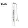 Strong Metal Page Marker Frosted Bookmark, Engraved Marker, Thin Book Mark Bookmark for Students Teachers, Graduation Christmas Gift Lovers