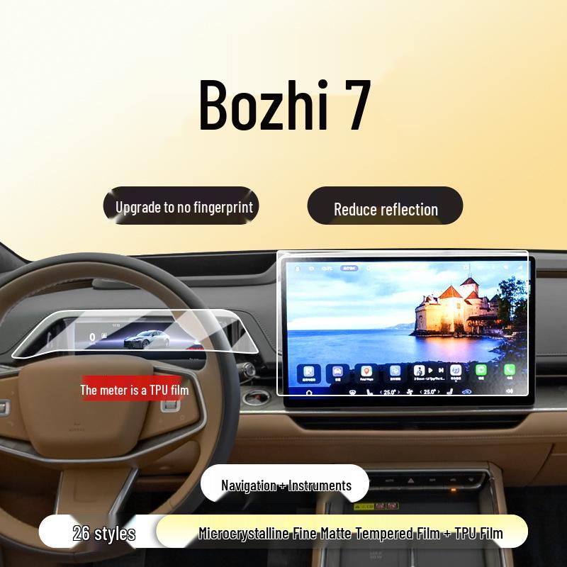 Toyota Yaris L Navigation Screen Protector for 26 Models - Car Interior Accessory Tempered Film