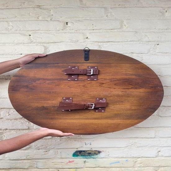 Nordisk Viking Fågel Sköld 60,96 cm Trä Krigare Sköld för Visning LARP
