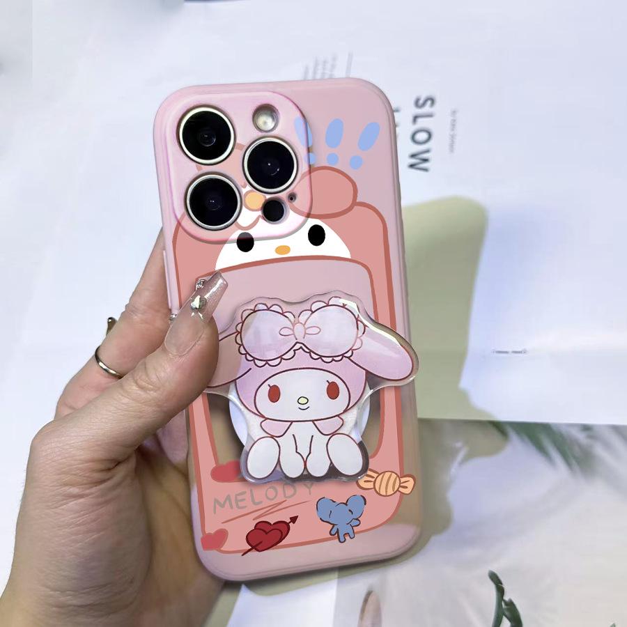 Sanrio Pink KT Airbag Stand Phone Case for Apple 16