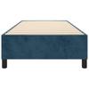 Box Spring Bed Frame Dark Blue 90x200 cm Velvet