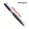 Mini Fine-Tooth Flat & Half-Round File Set for Wood and Metal Polishing
